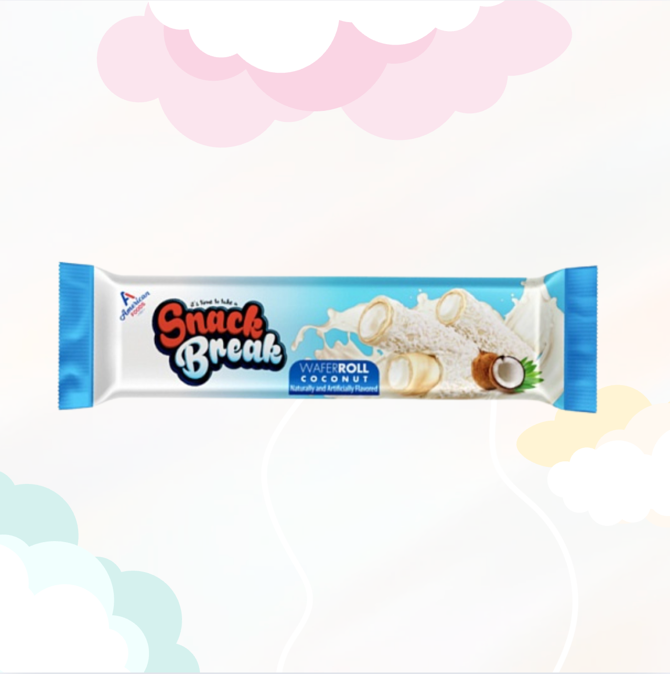 Snack Break Wafelrol Kokos 18gr