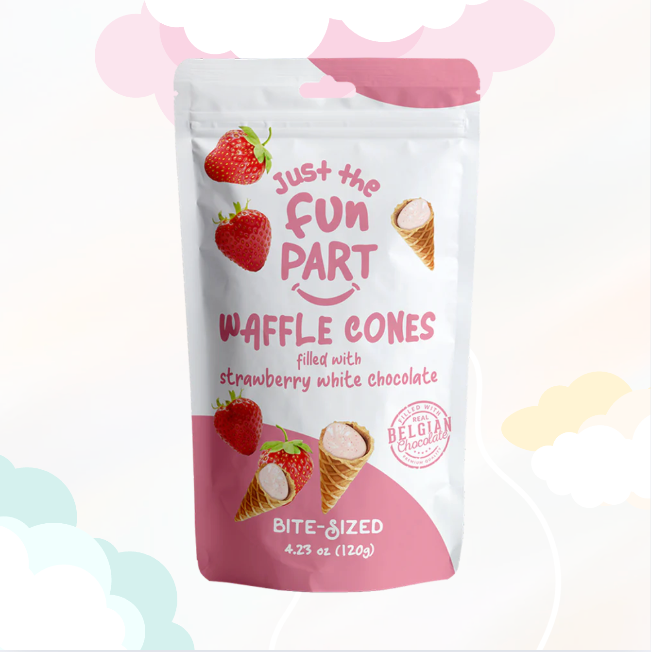 Just the fun part Strawberry & white choco 120gr