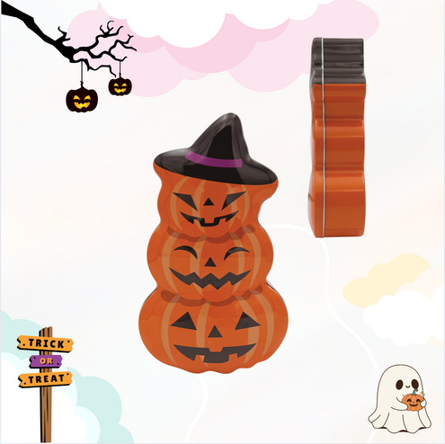 Halloween Blik 3 Pompoenen snoep