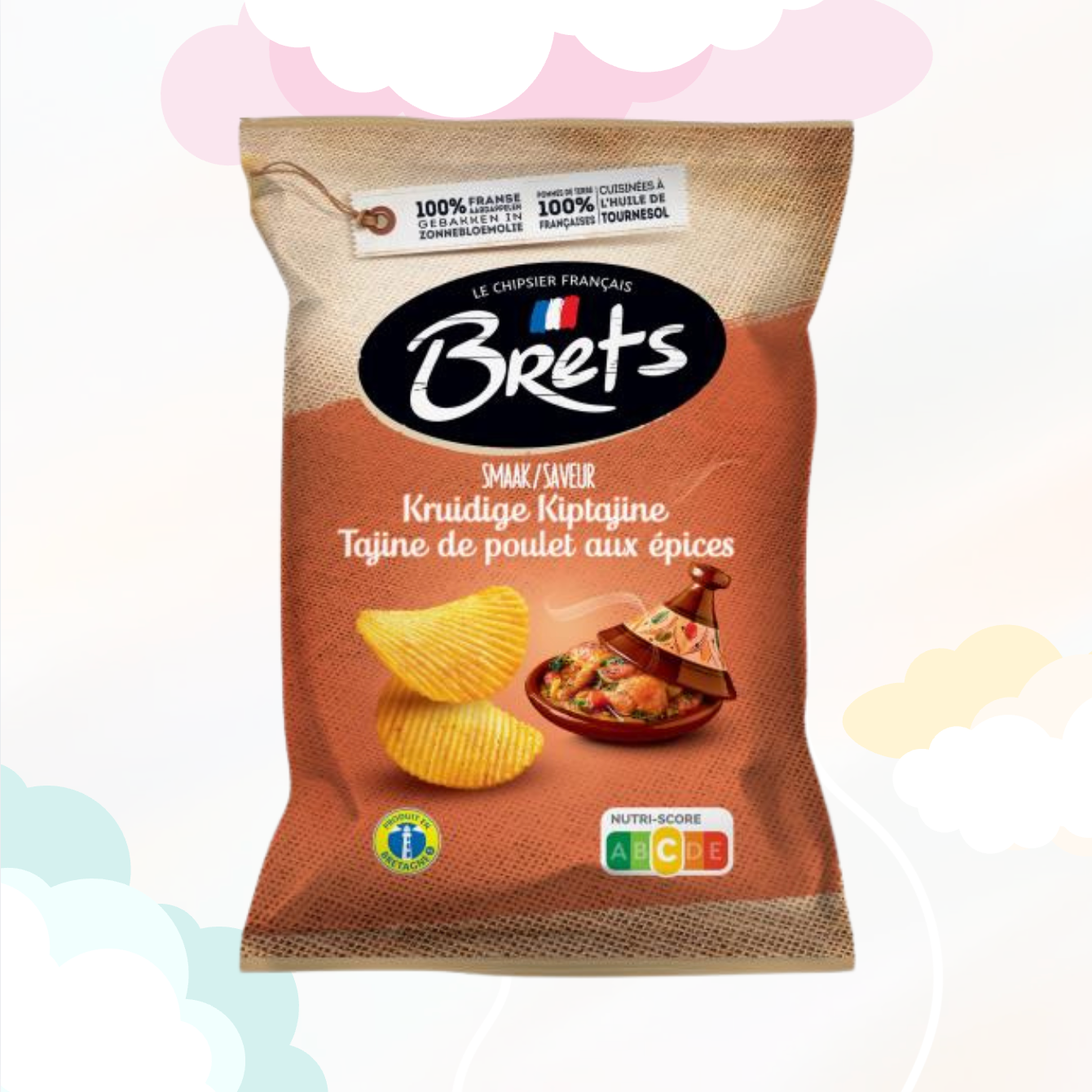 Brets Tajine Kip met Kruiden 125gr