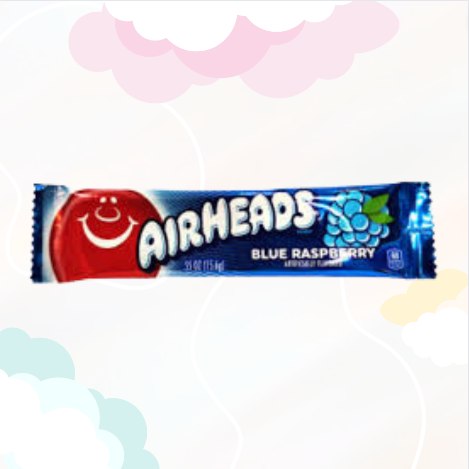 Airheads blauwe framboos