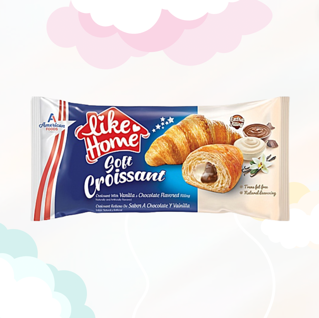 Soft Croissant Vanilla & Chocolate 55gr.