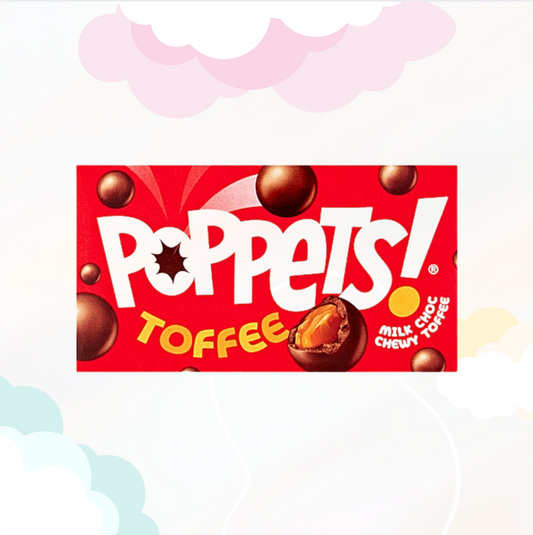 Poppets Milk Choc Chewy Toffee 36gr