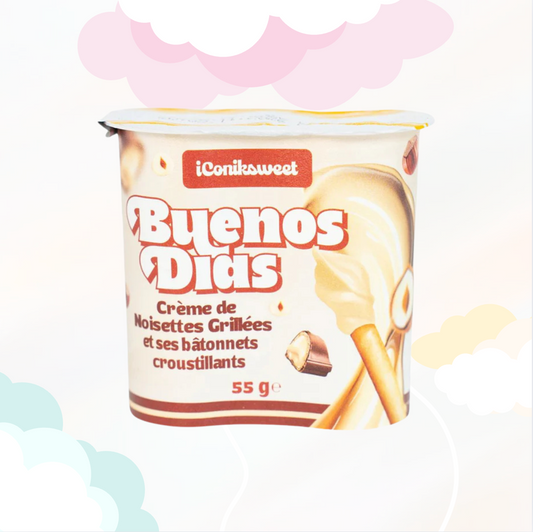 Buenos Dias Grilled Hazelnut Cream Sticks 55g