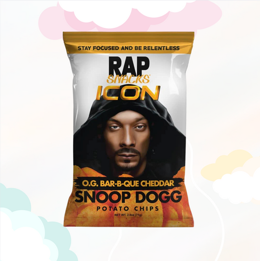 Rap Snacks Snoop Dogg 'O.G. Bar-B-Que Cheddar' Chips (71g)