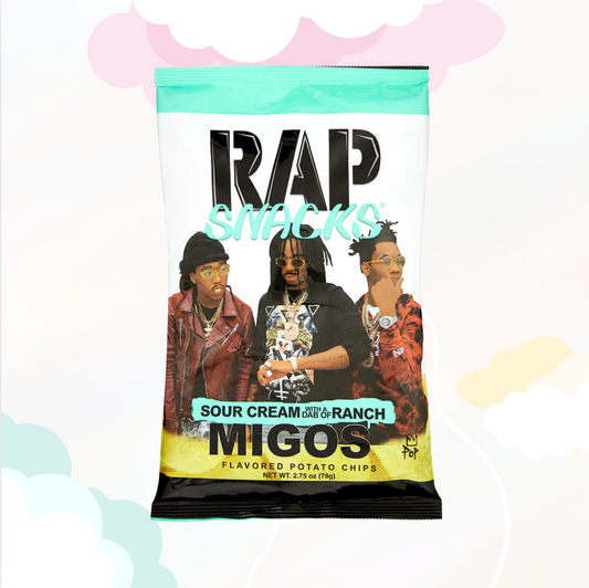 Rap Snacks Migos, Sour Cream with a dab of Ranch (71g)