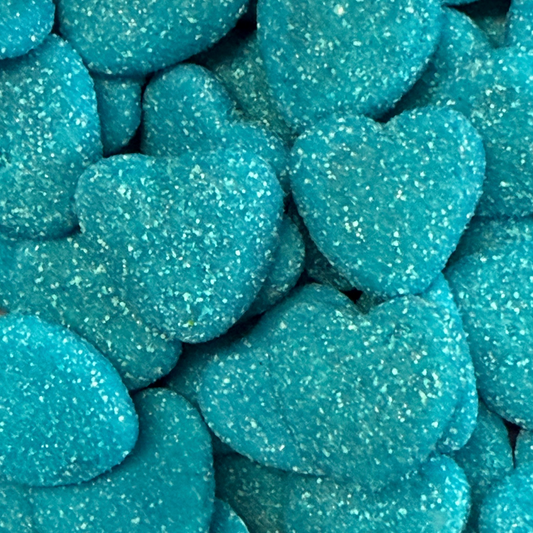 filled Raspberry Shiny Hearts