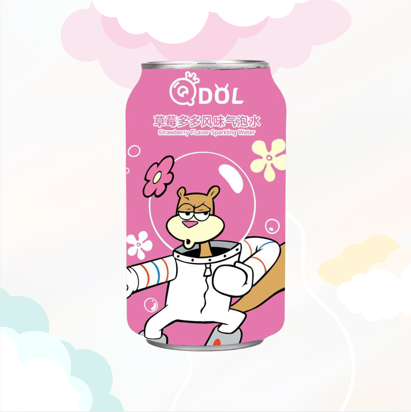 Sandy Strawberry Flavor Soda 330ml