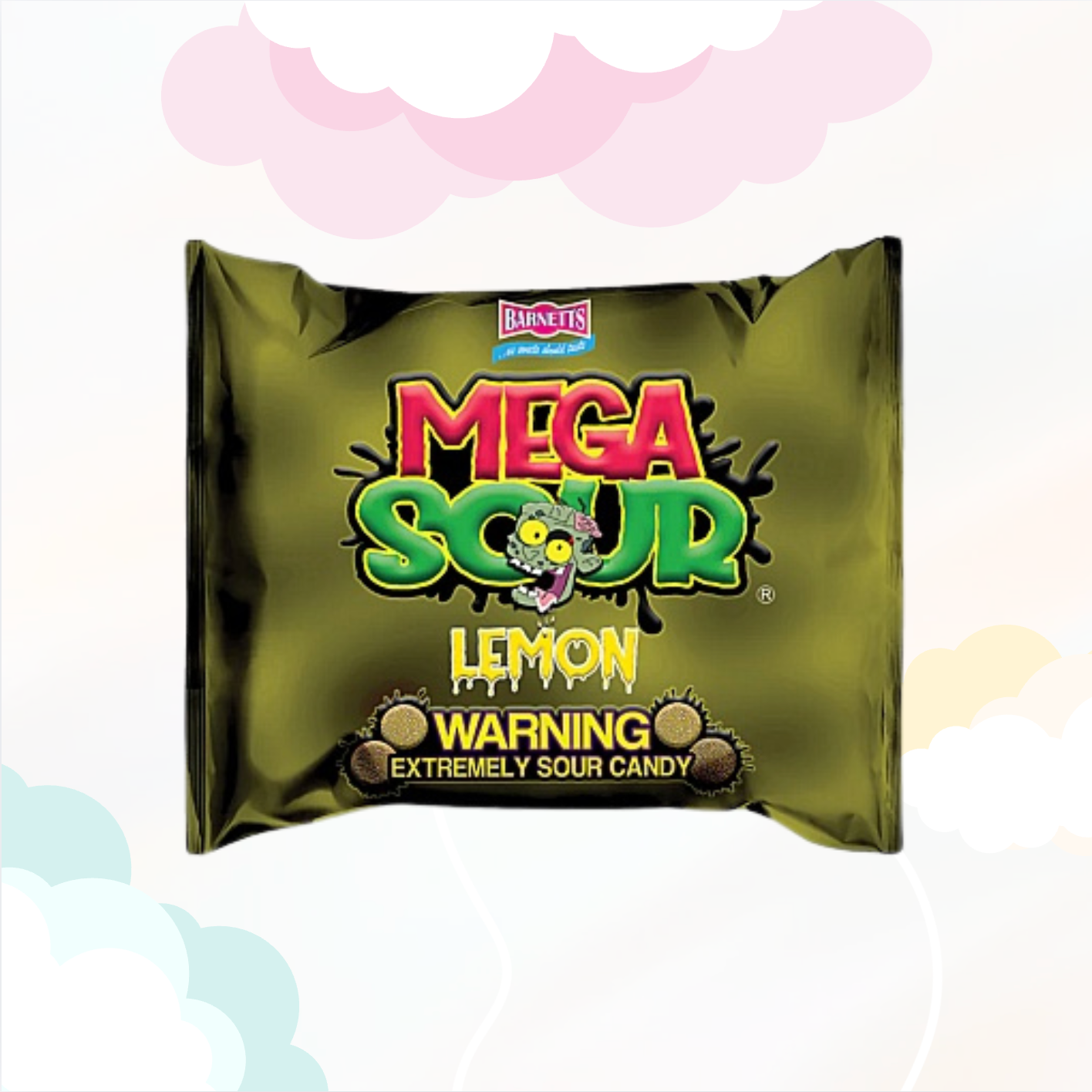 Mega Sour Lemon 104gr