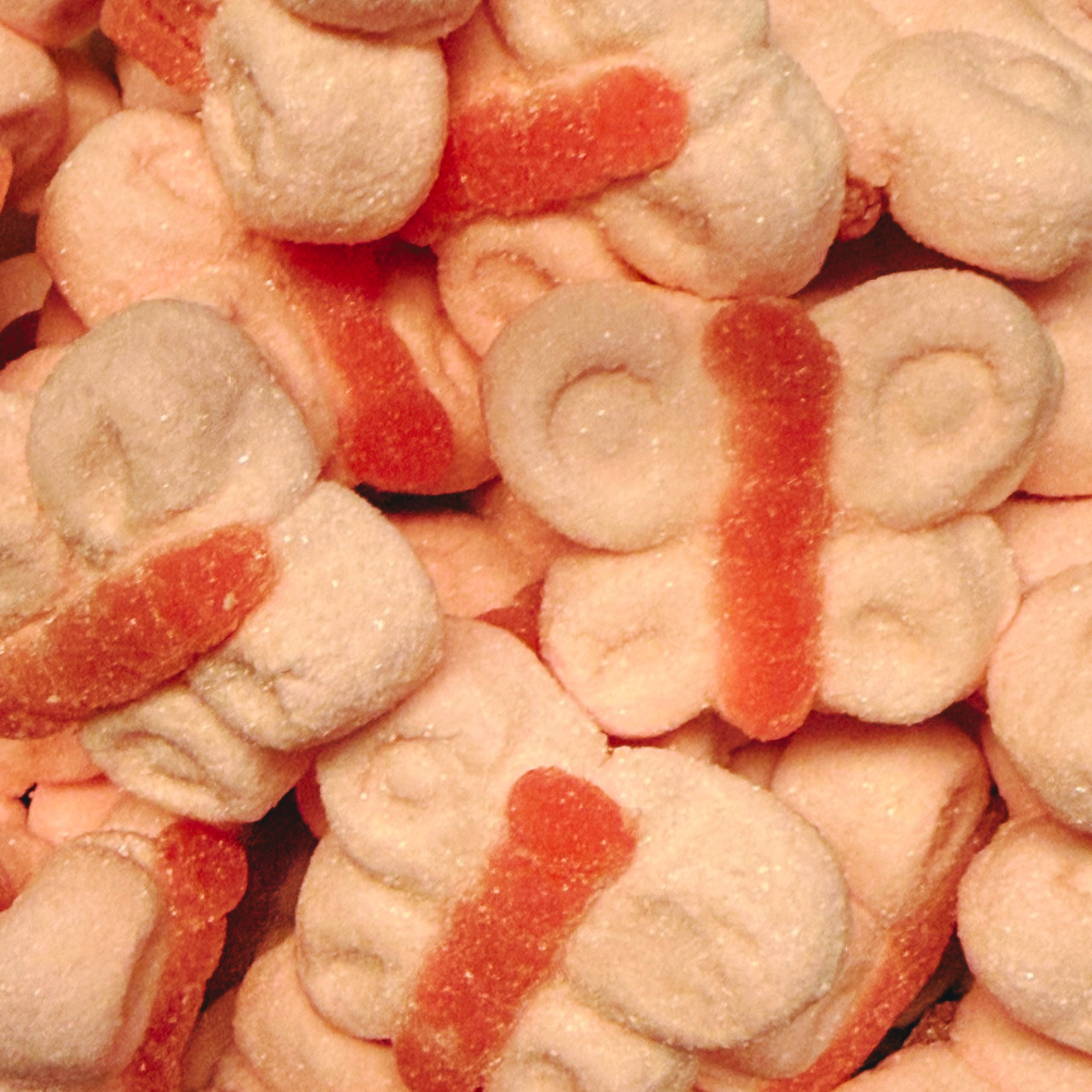 Aardbeien vlinders