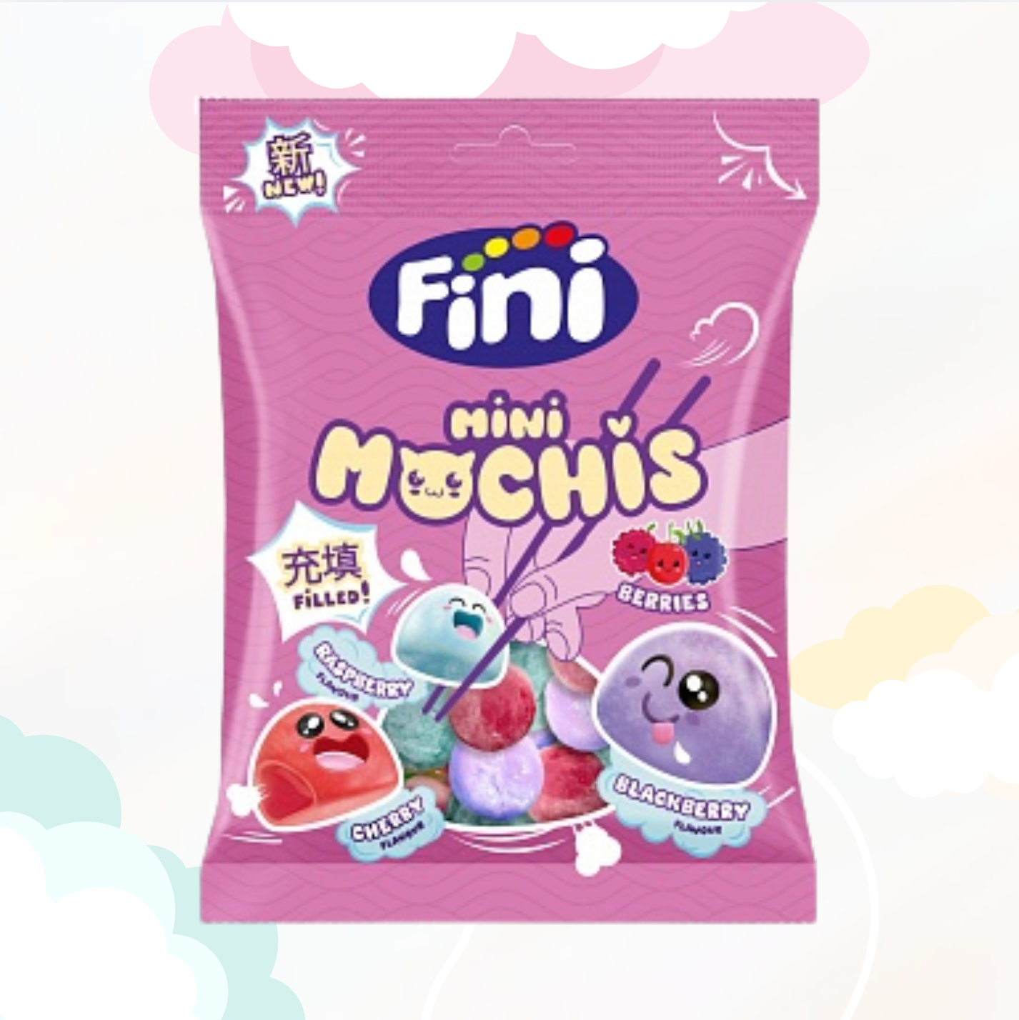 Mini Mochis Berries 90gr