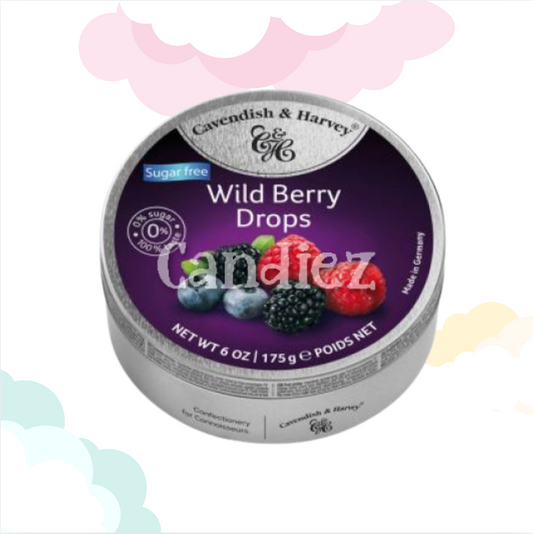 Wild Berry Drops Sugarfree 175 gr