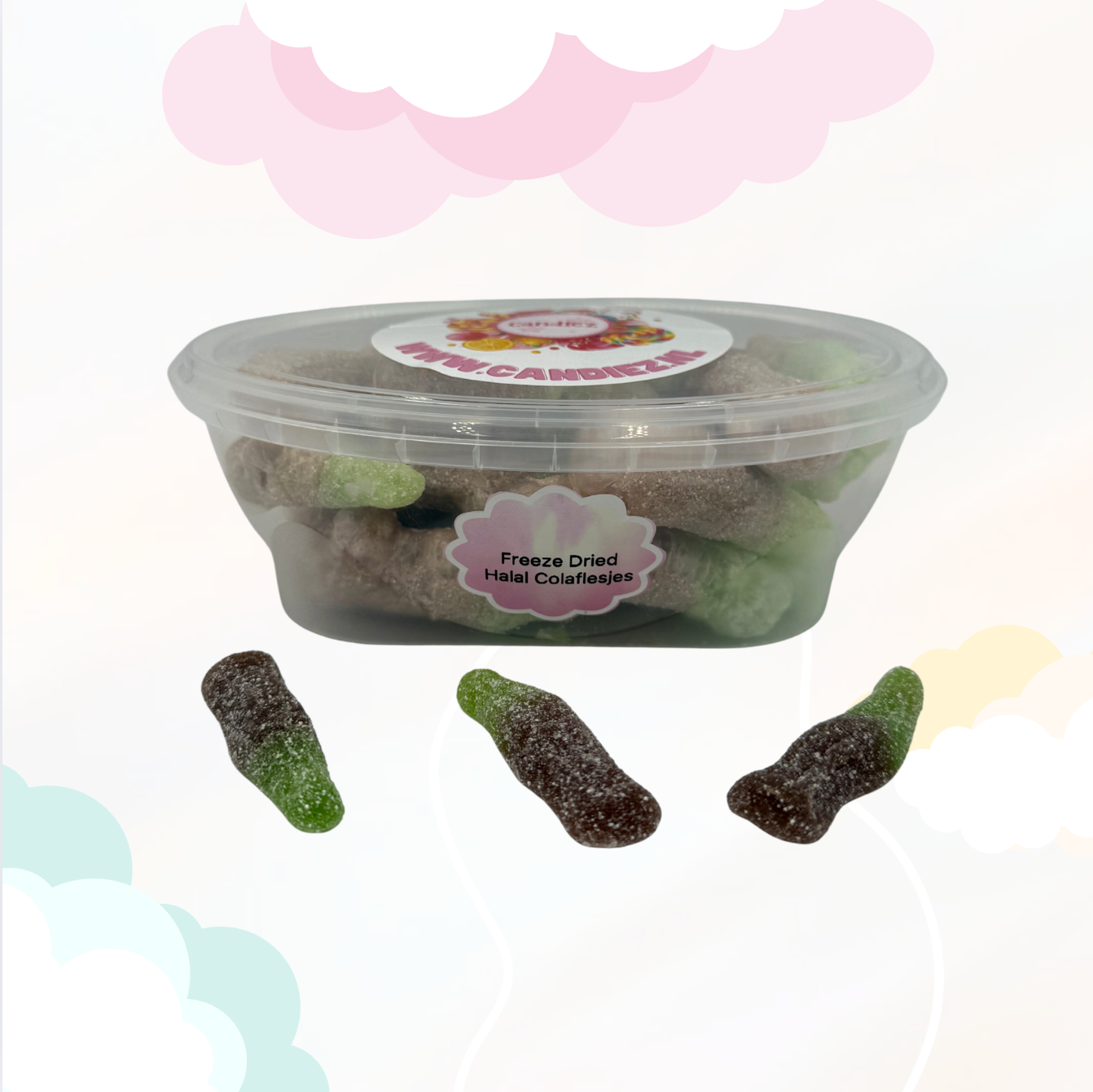 Freeze Dried Halal Colaflesjes