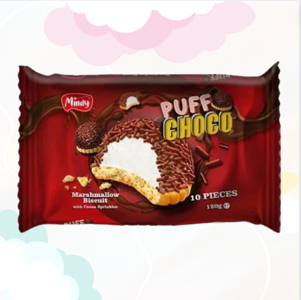 Puff Choco Biscuit 120 gr.