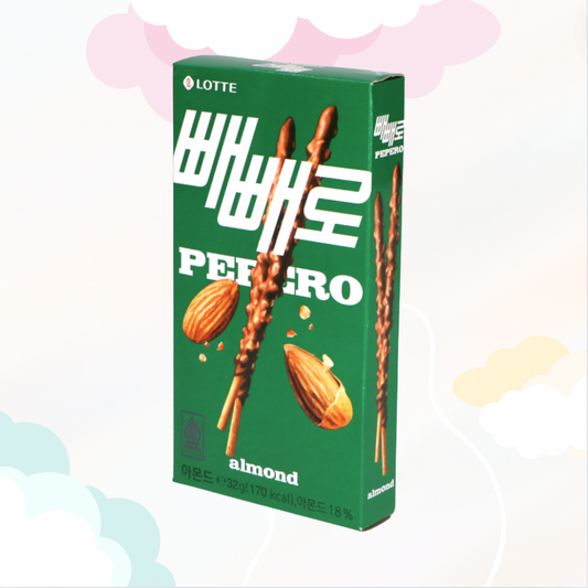 Pepero Almond & Chocolate Sticks 32gr