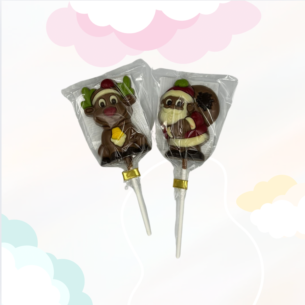 Chocolade kerst Lolly