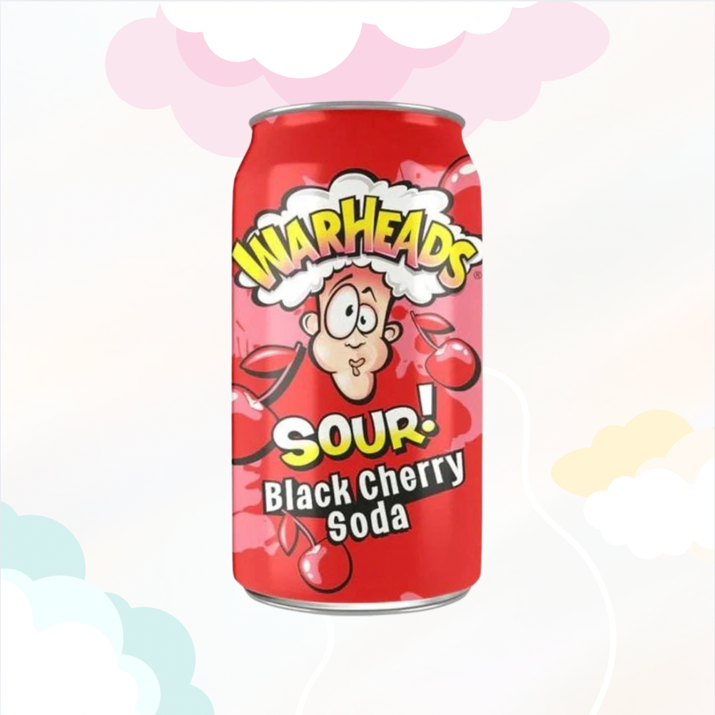 Warheads Sour Black Cherry 355ml