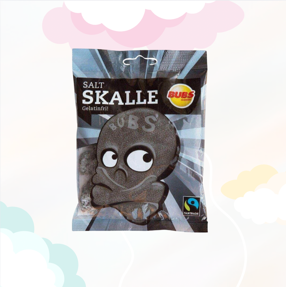 Bubs Skulls Salty Liquorice 90gr